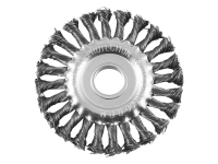 Щетка-крацовка дисковая Hobby, крученная проволока, посад. диаметр 22,2 мм